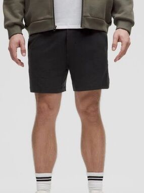 Lululemon Soft Jersey Lounge Shorts Black Drawstring Men’s Large